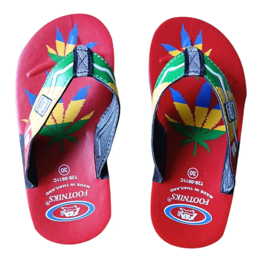 FOOTNIKS Kids Colorful‎ Flip Flops SZ 30